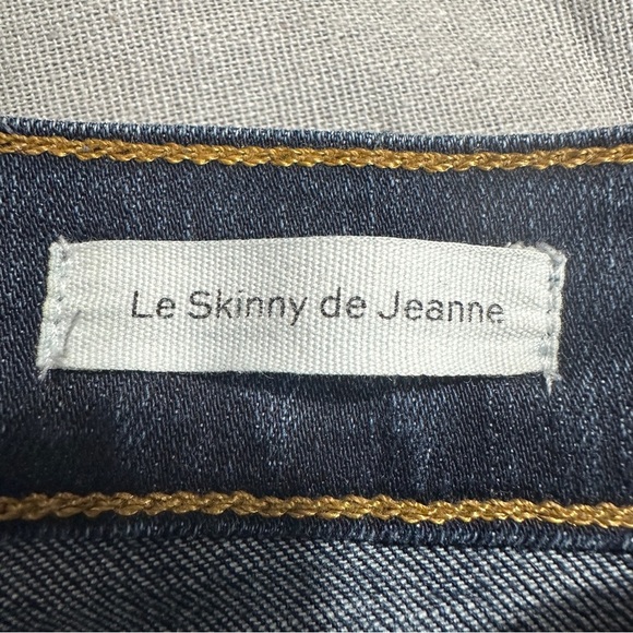 Frame "Le Skinny de Jeanne" jeans, sz 30, "Wellington" wash, cotton blend - Picture 6 of 10